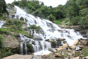 Mae Ya Waterfall (huge and iconic)