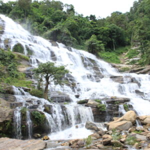 Mae Ya Waterfall (huge and iconic)