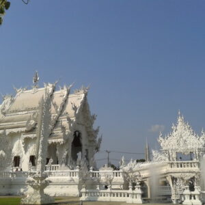 (The Wat Rong Khun)The White temple